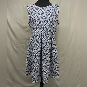 LA Soul Blue and White Dress Large XL
